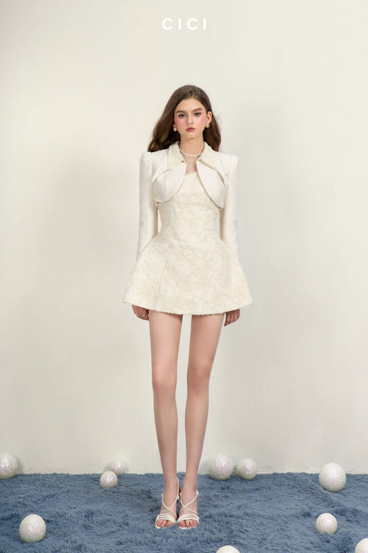 CICI Cream CARTI Collar Coat