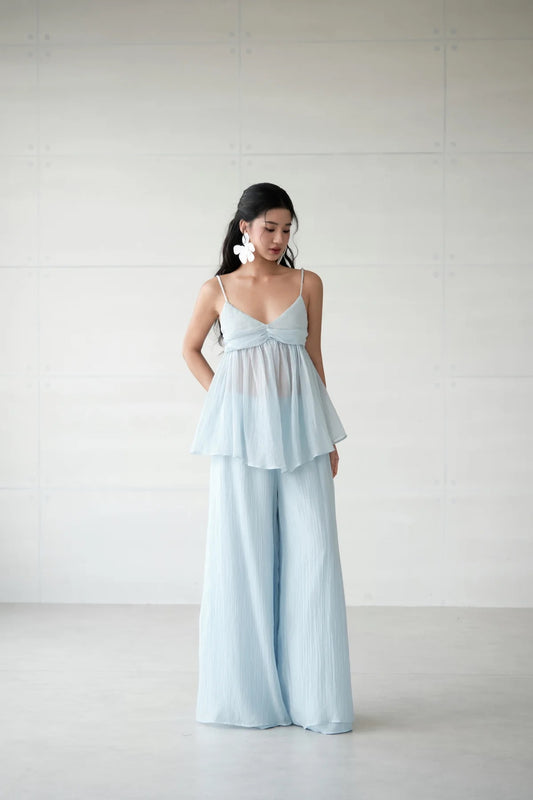 DELICIAE Blue Lucy Set Top & Pants