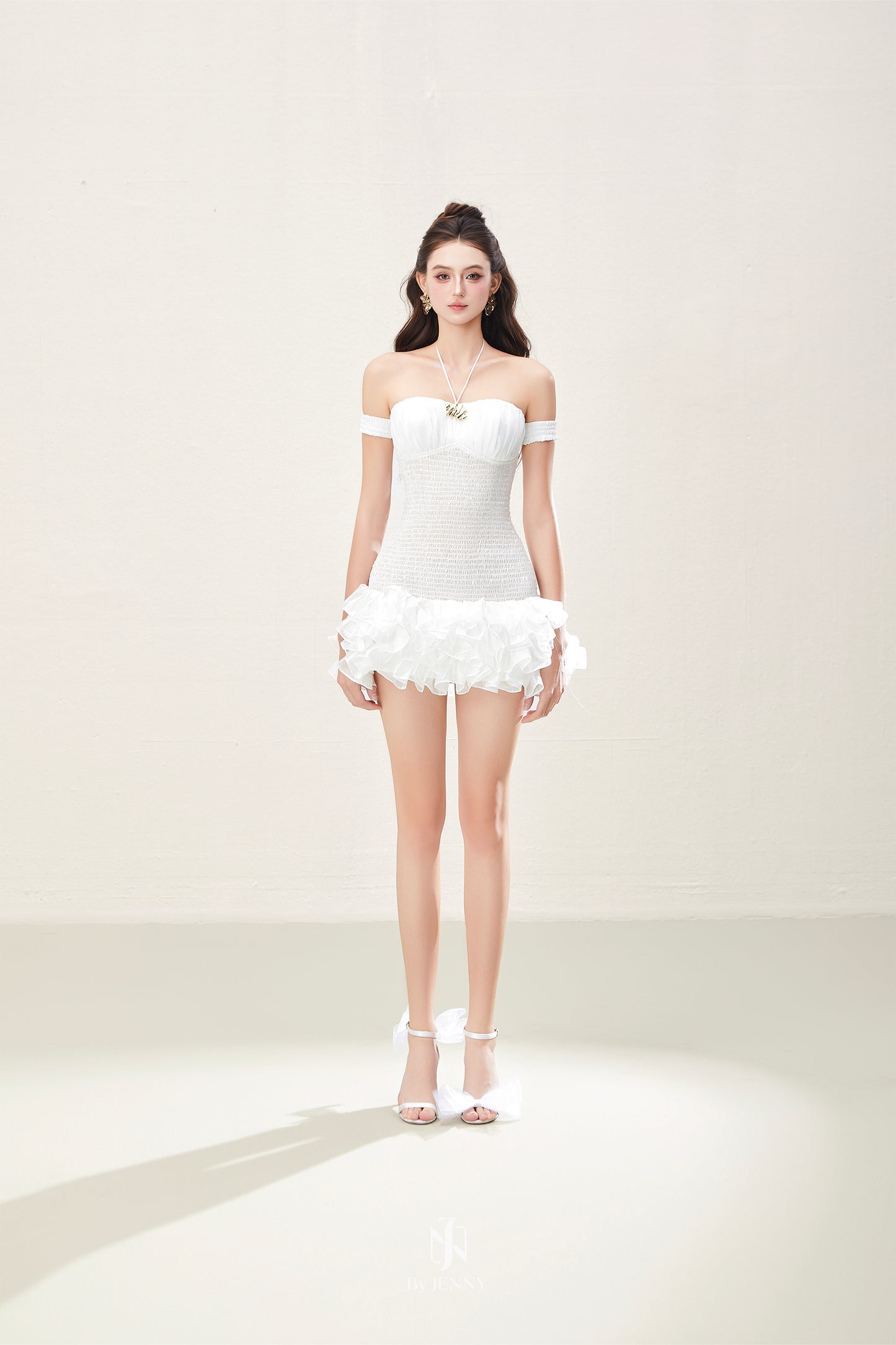 BY JENNY White Marina Mini Dress