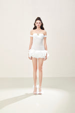 BY JENNY White Marina Mini Dress