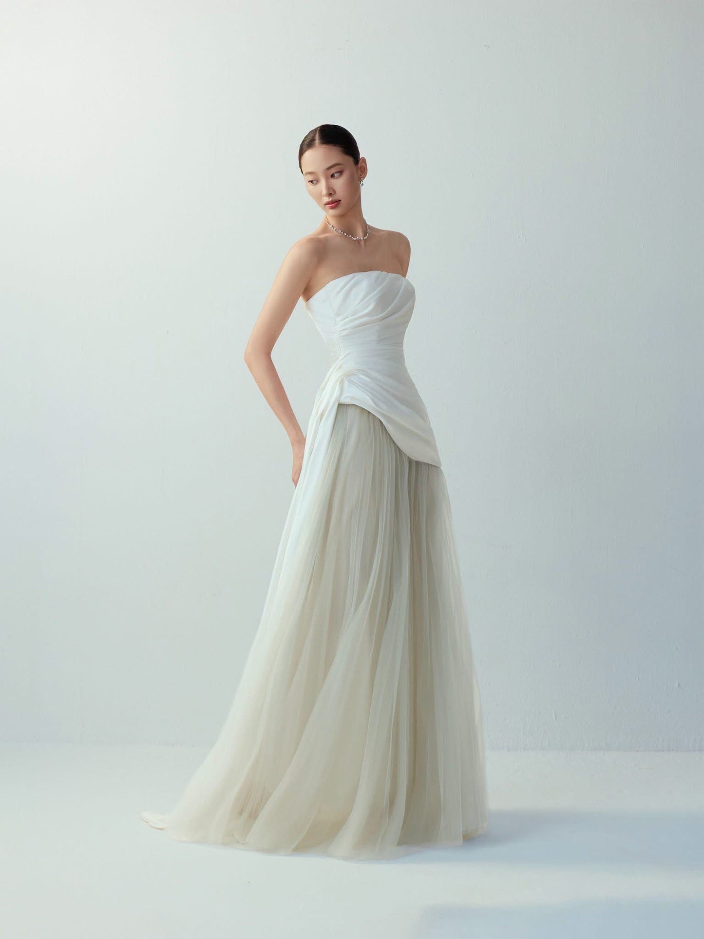 BYDI Elegant Vacation White Lune Maxi Dress