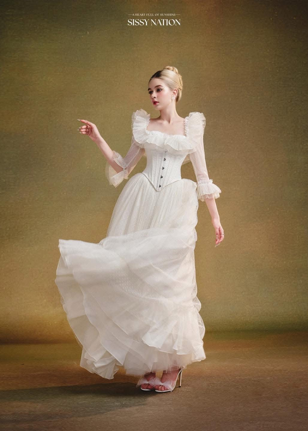 SISSY NATION White Maxi Dress