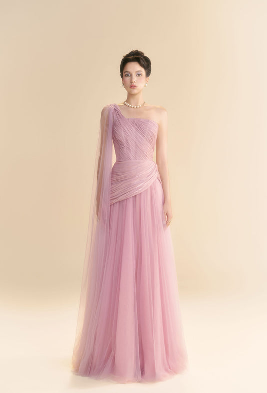 LINH PHUNG Purple Lyssandra Maxi Dress