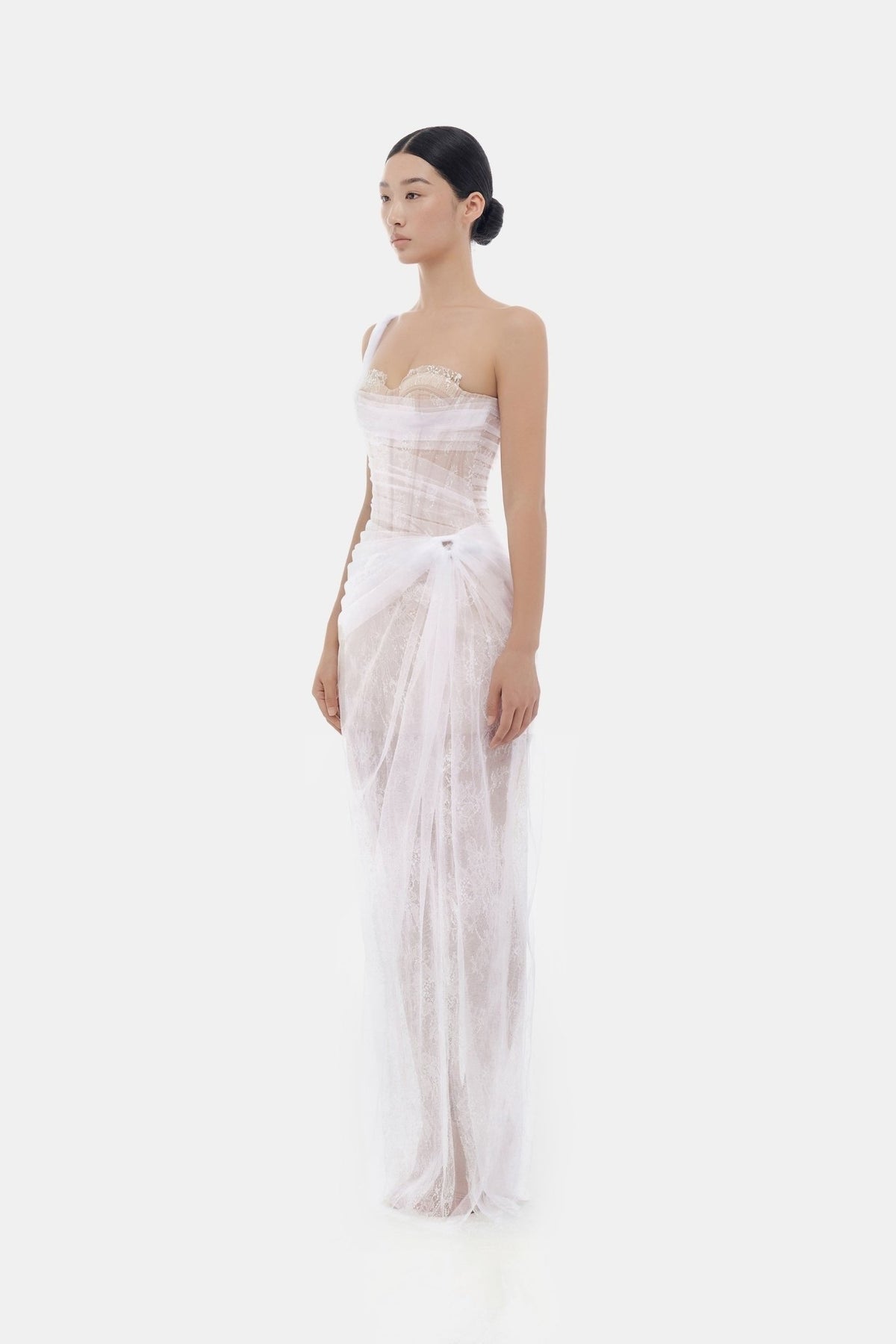 MONTSAND Nude Mara Maxi Dress