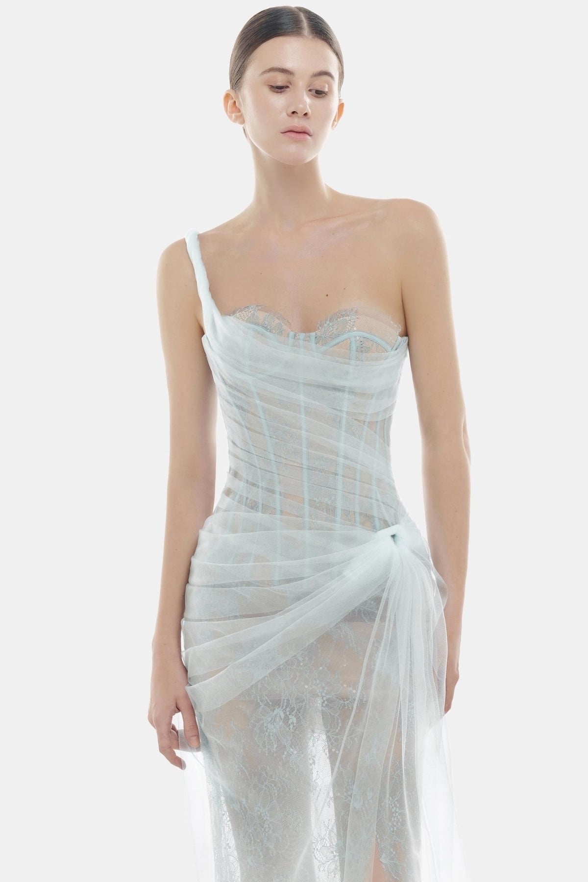 MONTSAND Nude Mara Maxi Dress