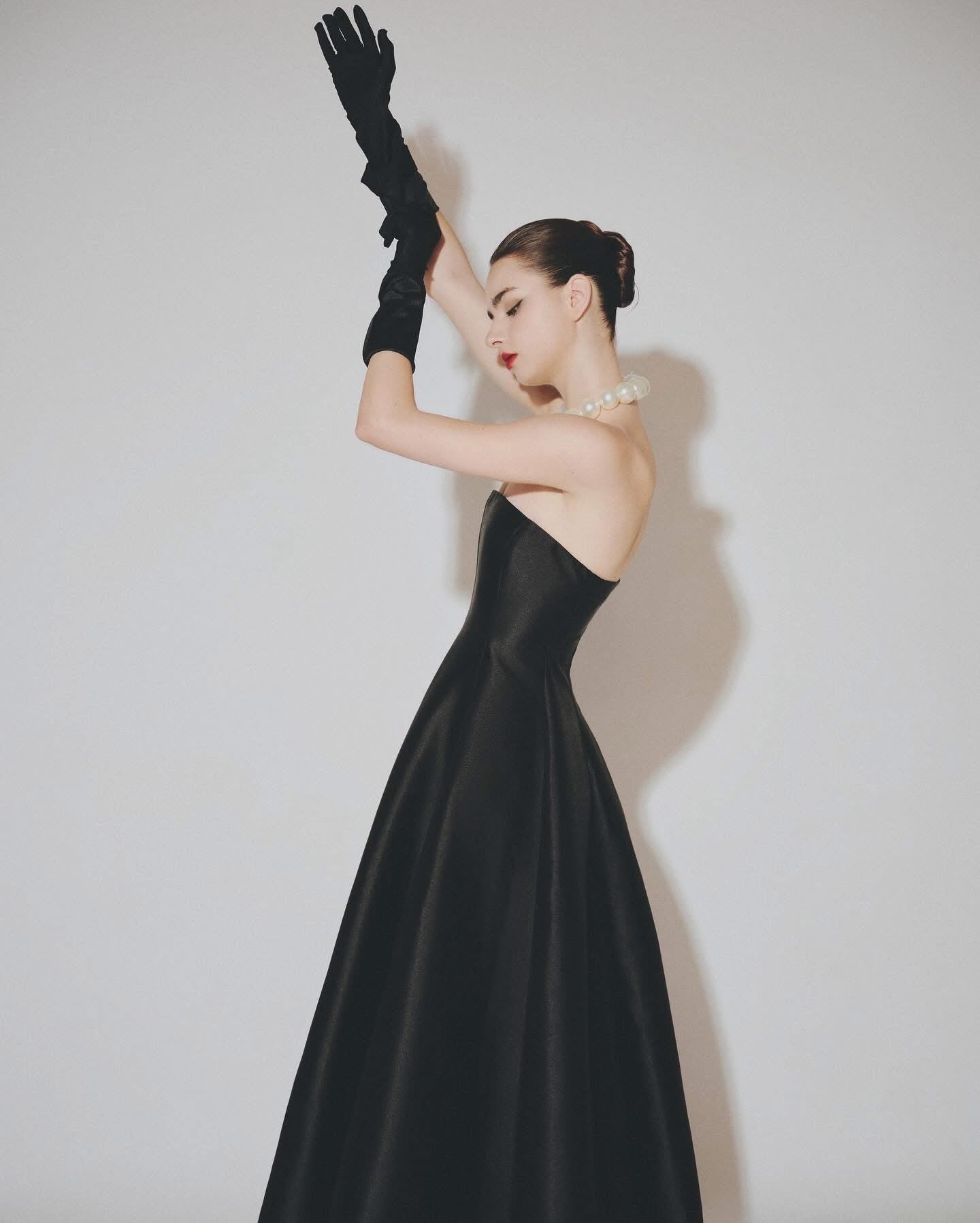 DELICIAE Cream Elegant Minimalist Athena Maxi Dress