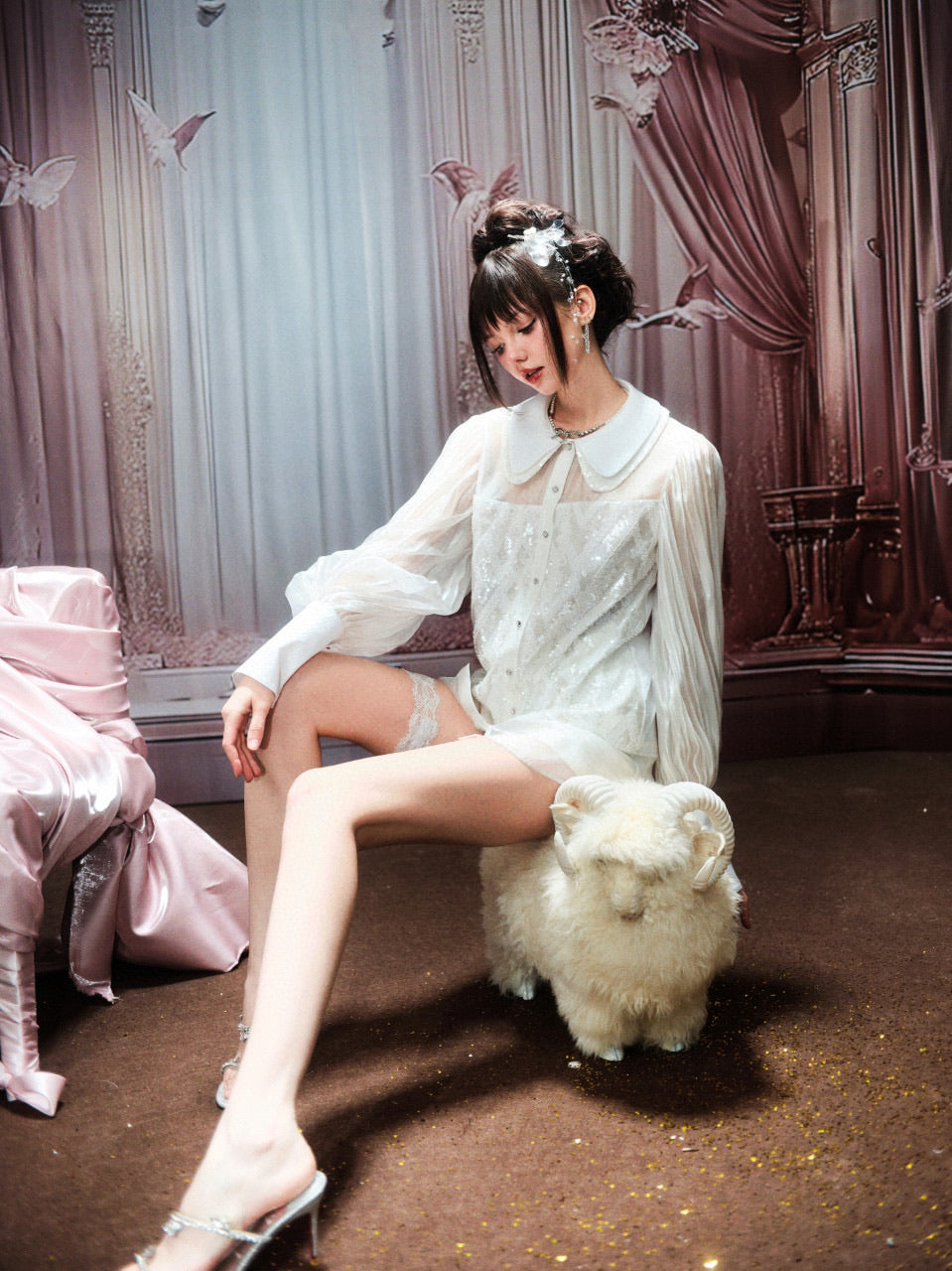 Chengchengling White Doll Shirt