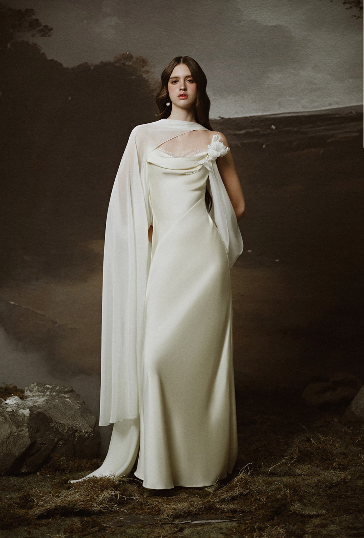 LINH PHUNG White Mirena Maxi Dress