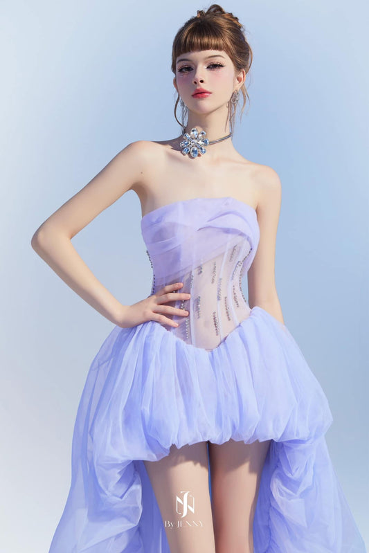 BY JENNY Violet purple Mini Dress