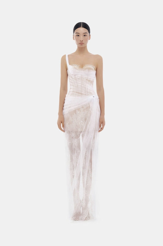 MONTSAND White Mara Maxi Dress