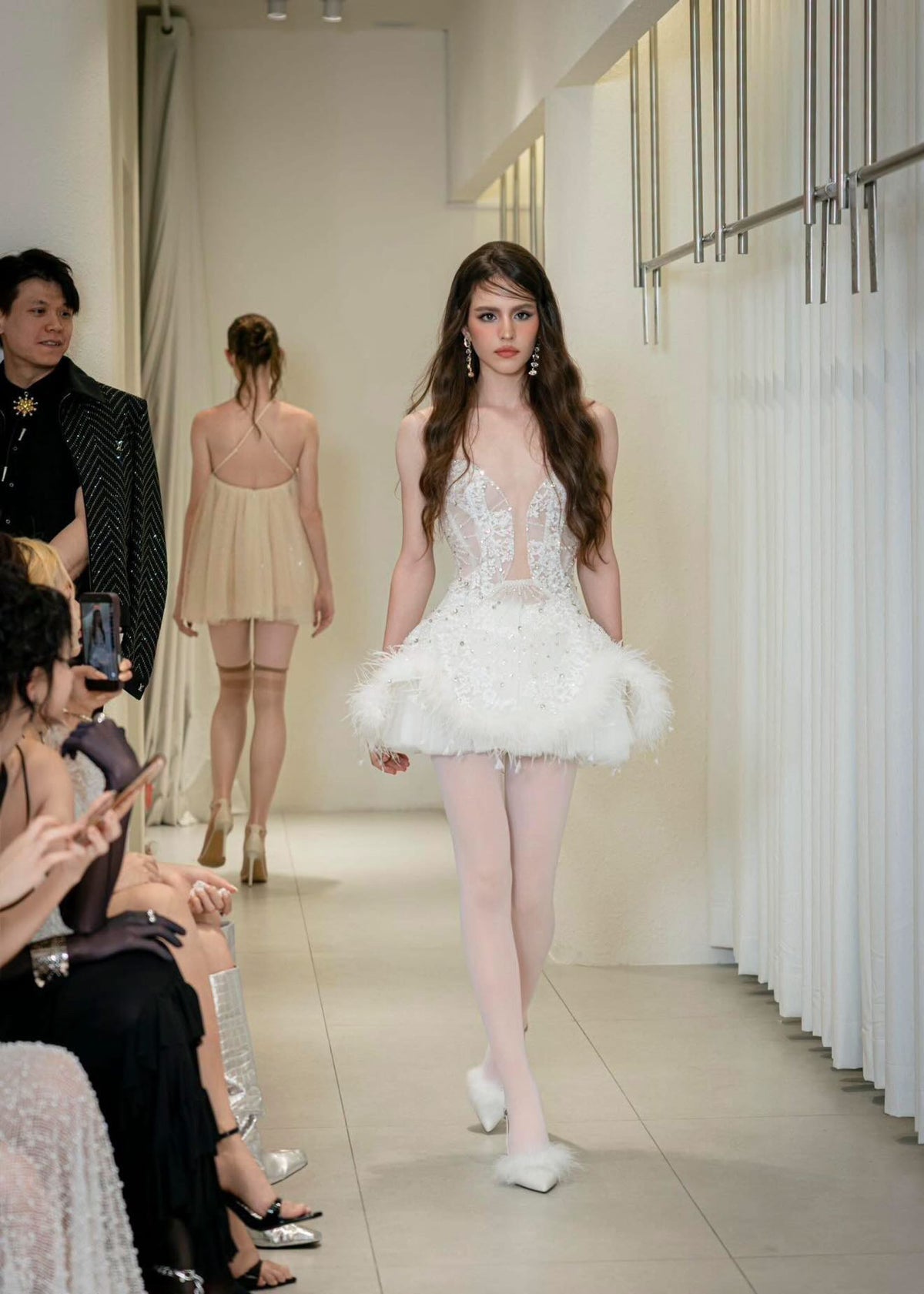 White Reverie Mini Dress