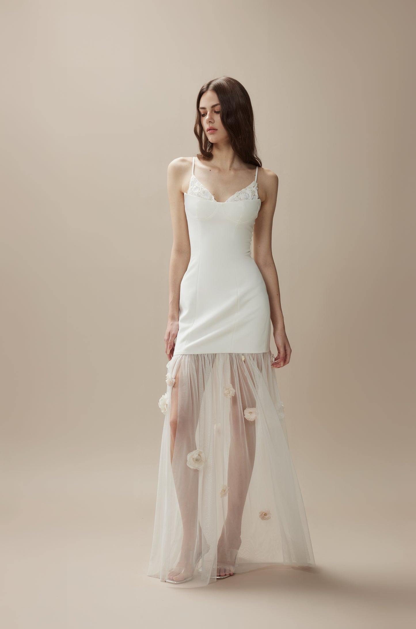 FA SOGNO Grey Mini Dress