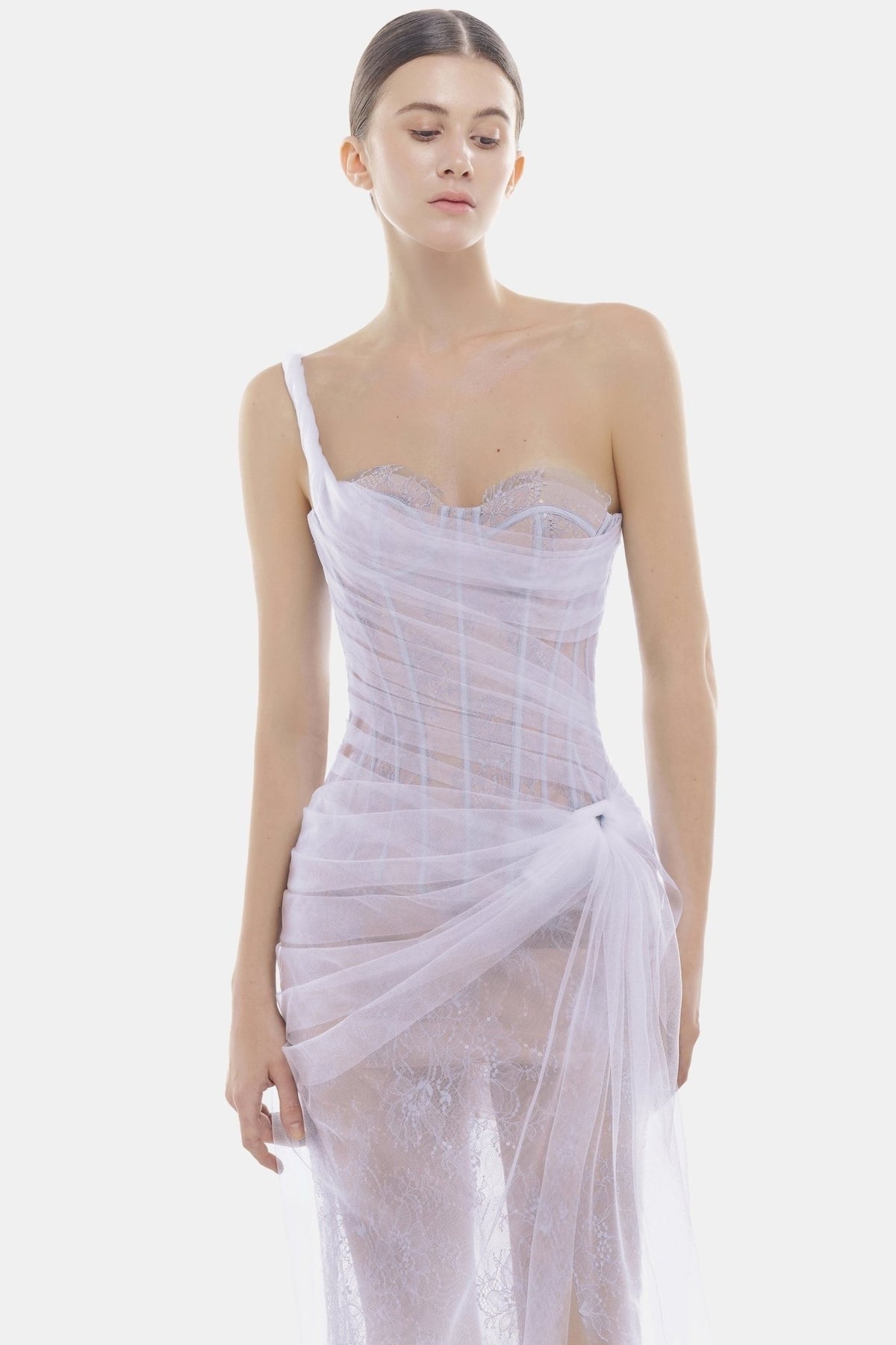 MONTSAND Nude Mara Maxi Dress