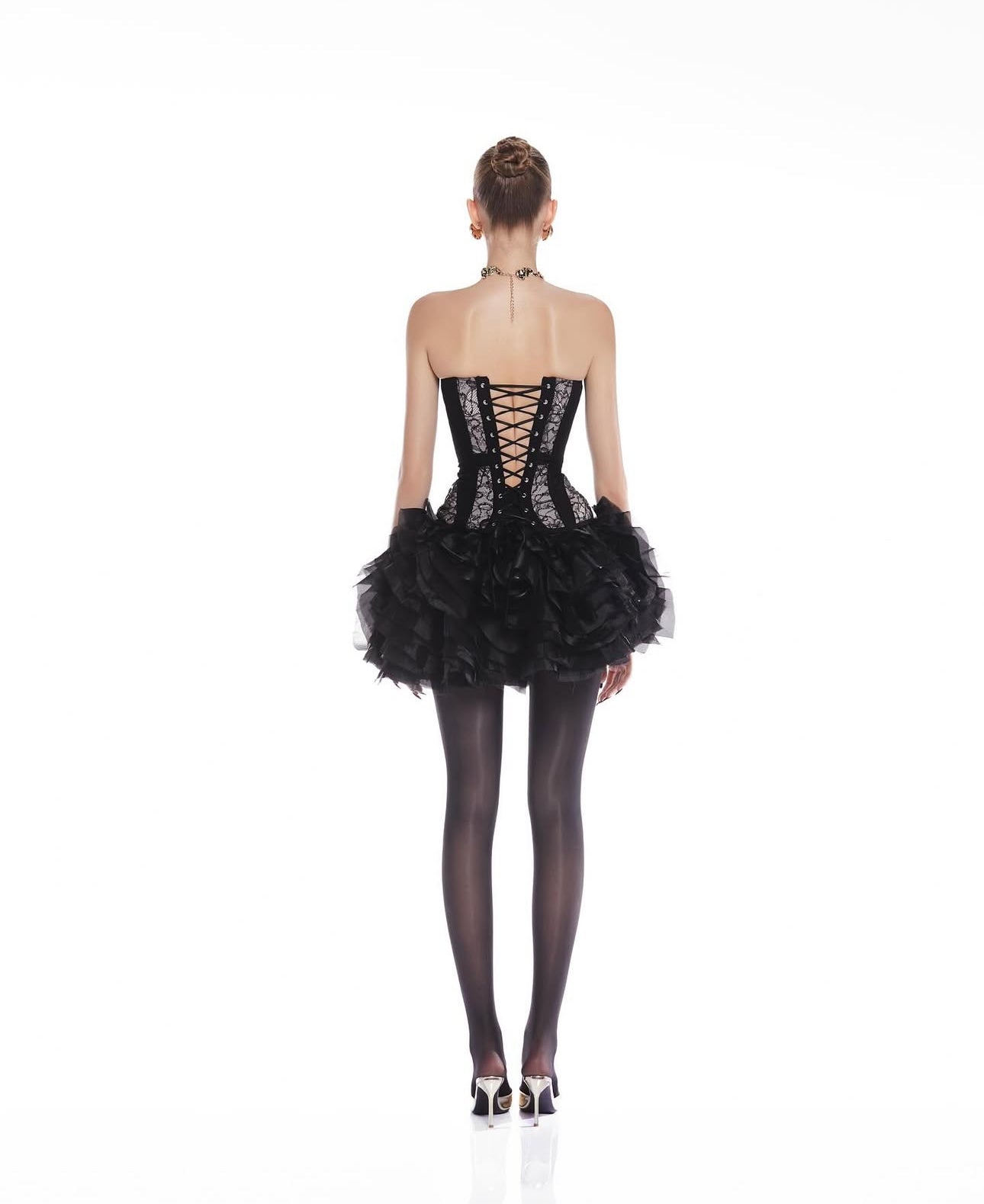 MAEL FEMME Black Top & Mini Skirt