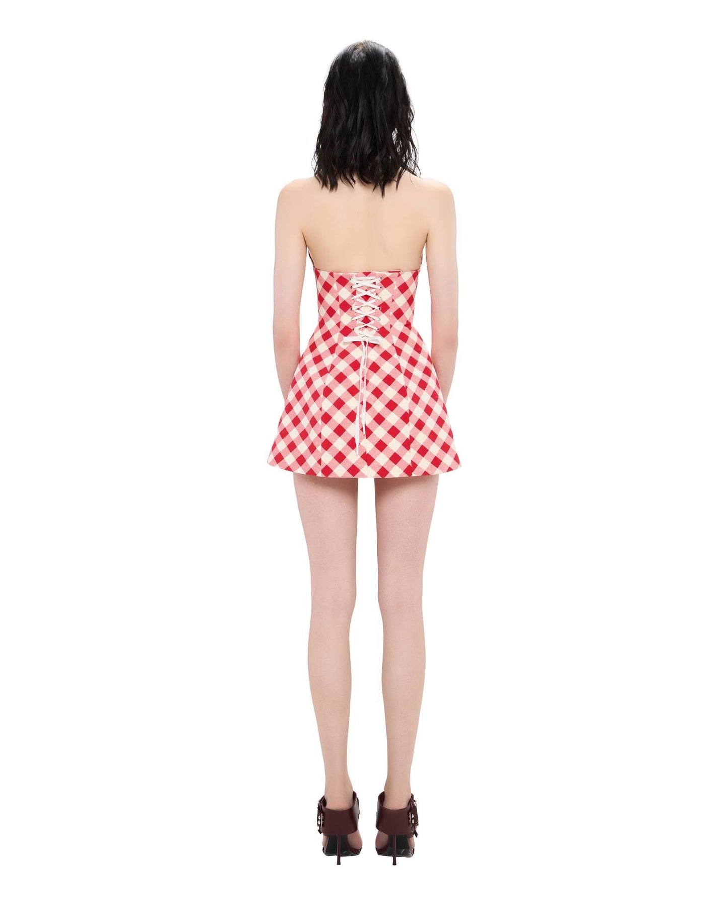 LSOUL Red Gunbou Mini Dress