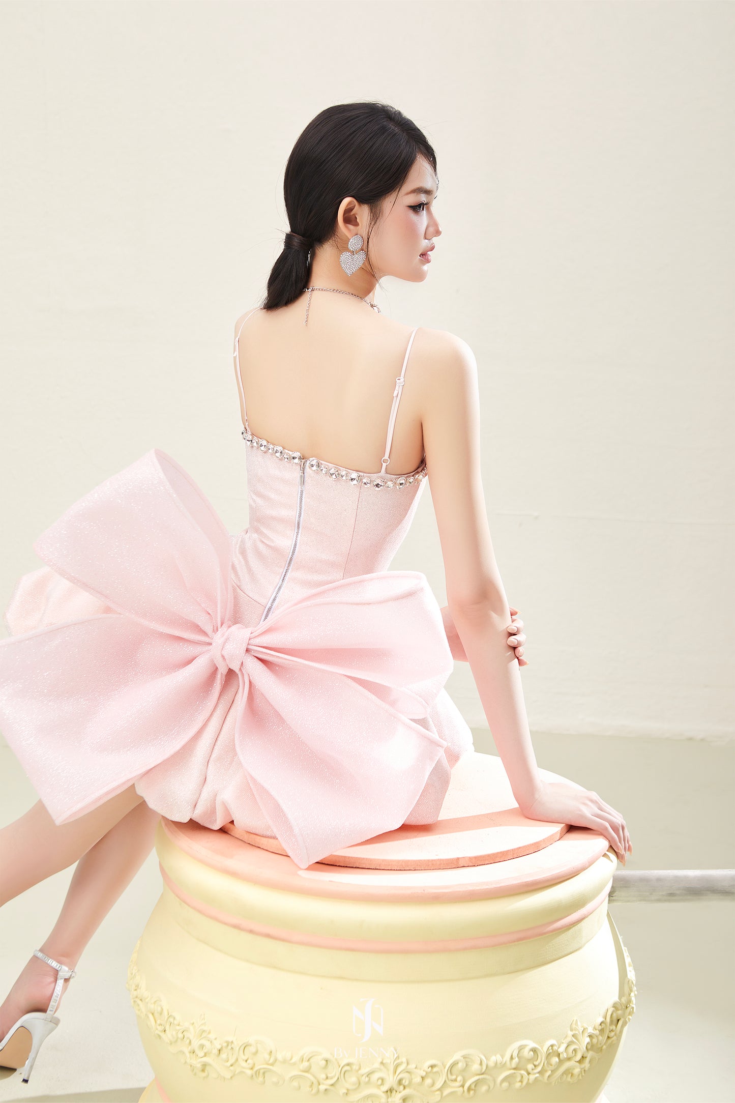 BY JENNY Pink Lolli Mini Dress