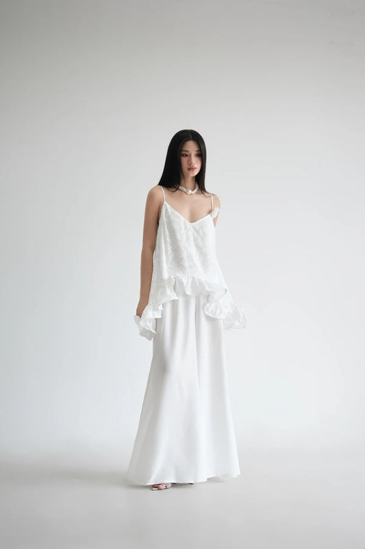 DELICIAE White Cherie Top & Pants