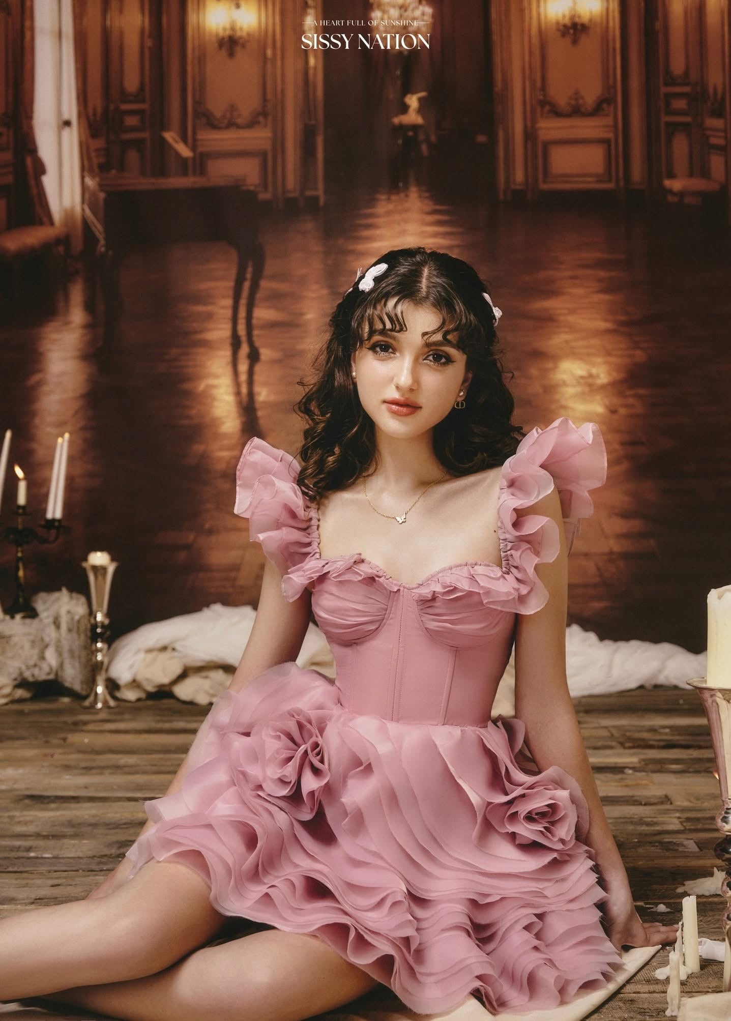 Sissy Nation Pink Kiss From A Rose Mini Dress