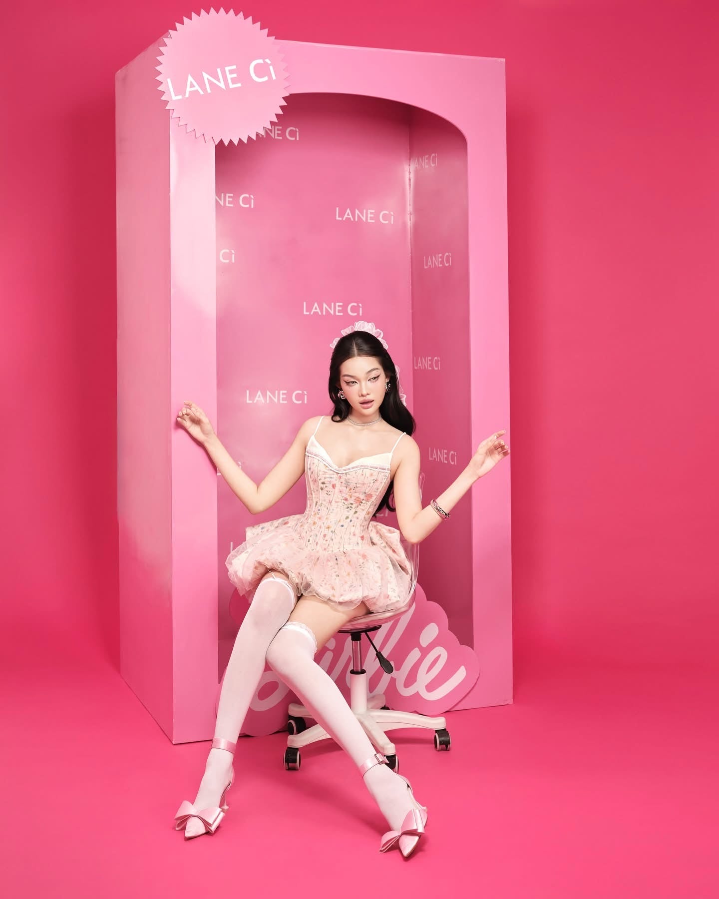 LANE CI Pink Casie Set