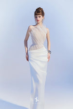 BY JENNY Veres White Top& Skirt Set