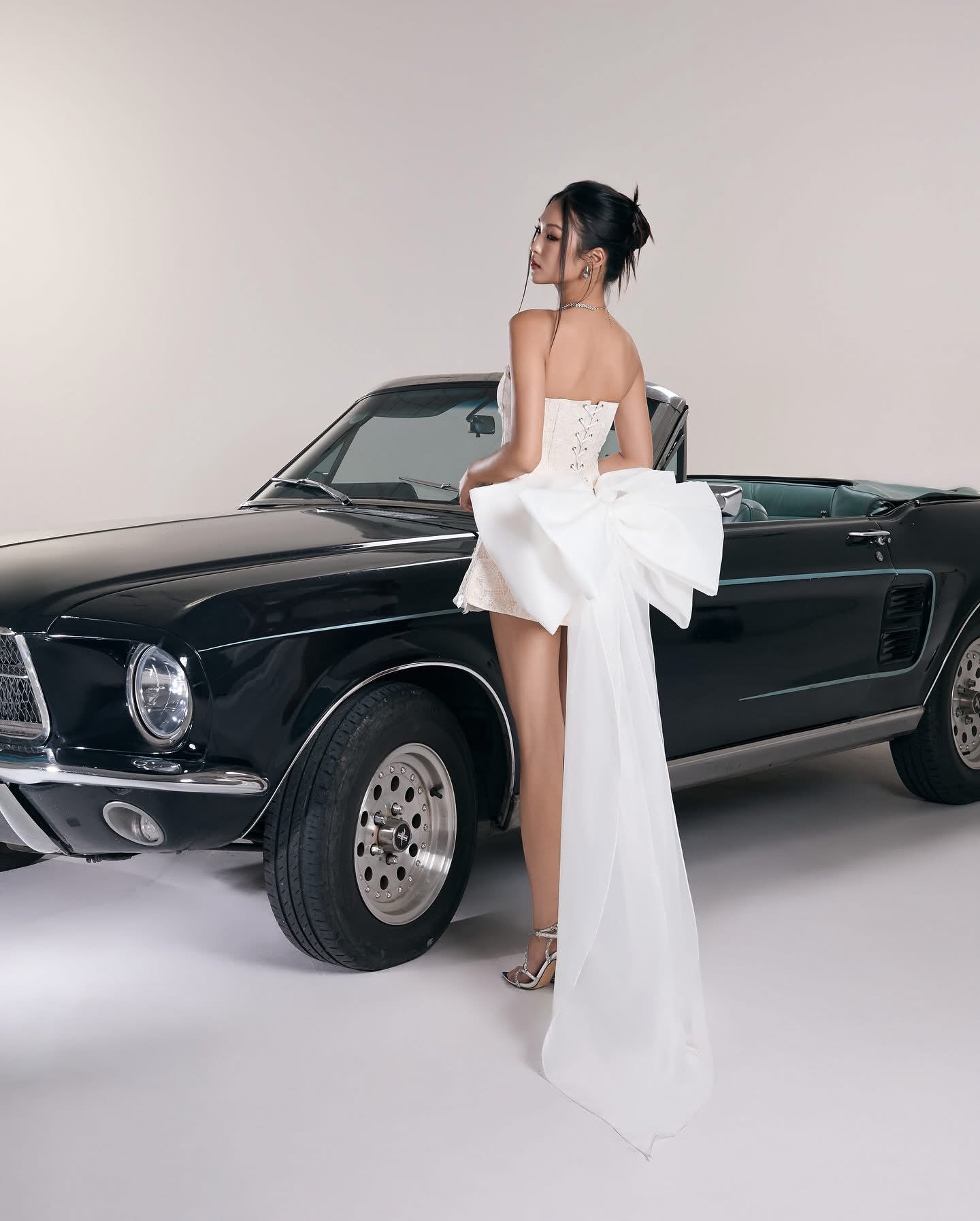 LANE CI White Mini Dress