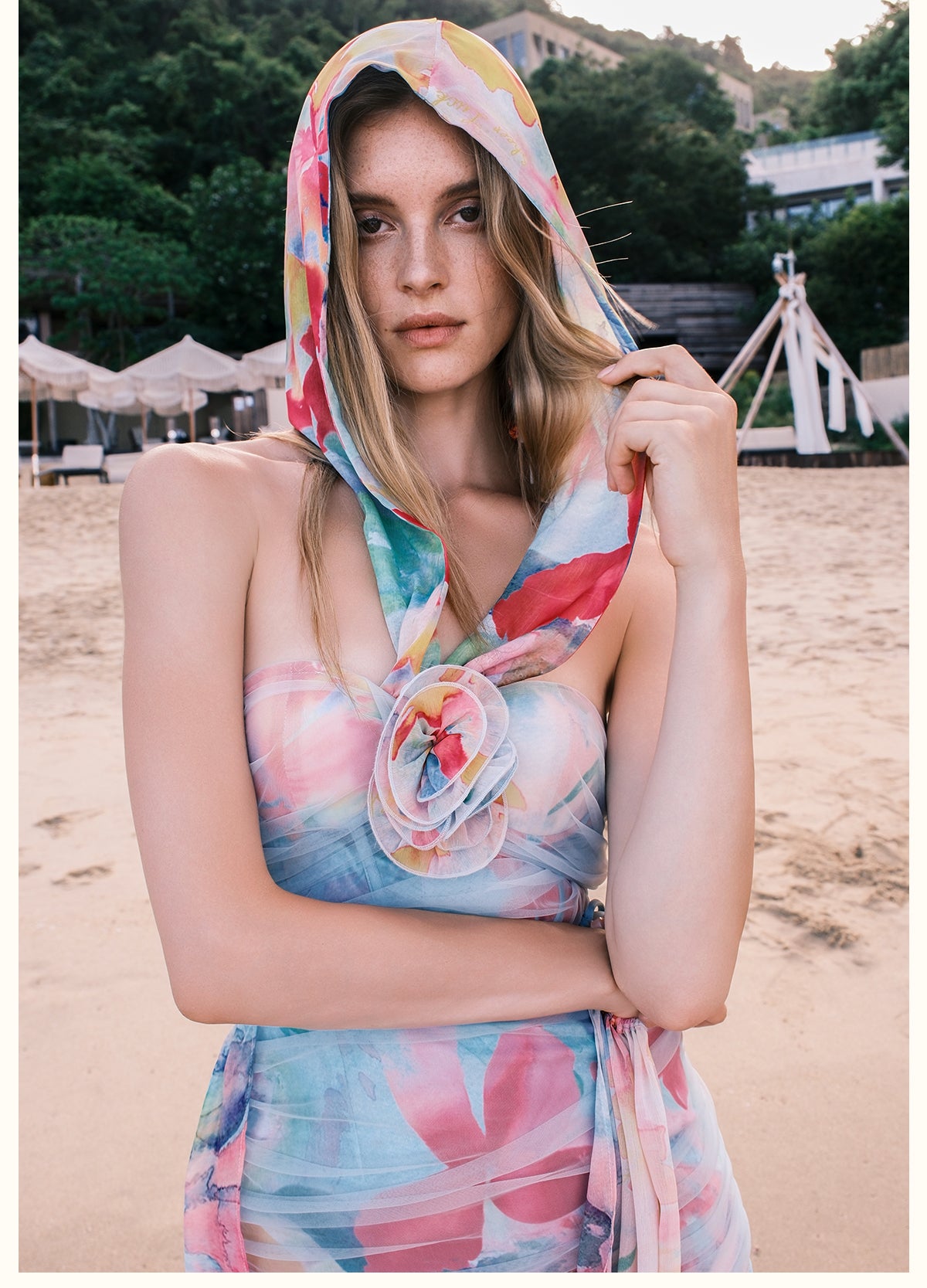 SHEERLUCK PINK MINI DRESS