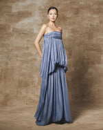 Blue Mosa Maxi Dress
