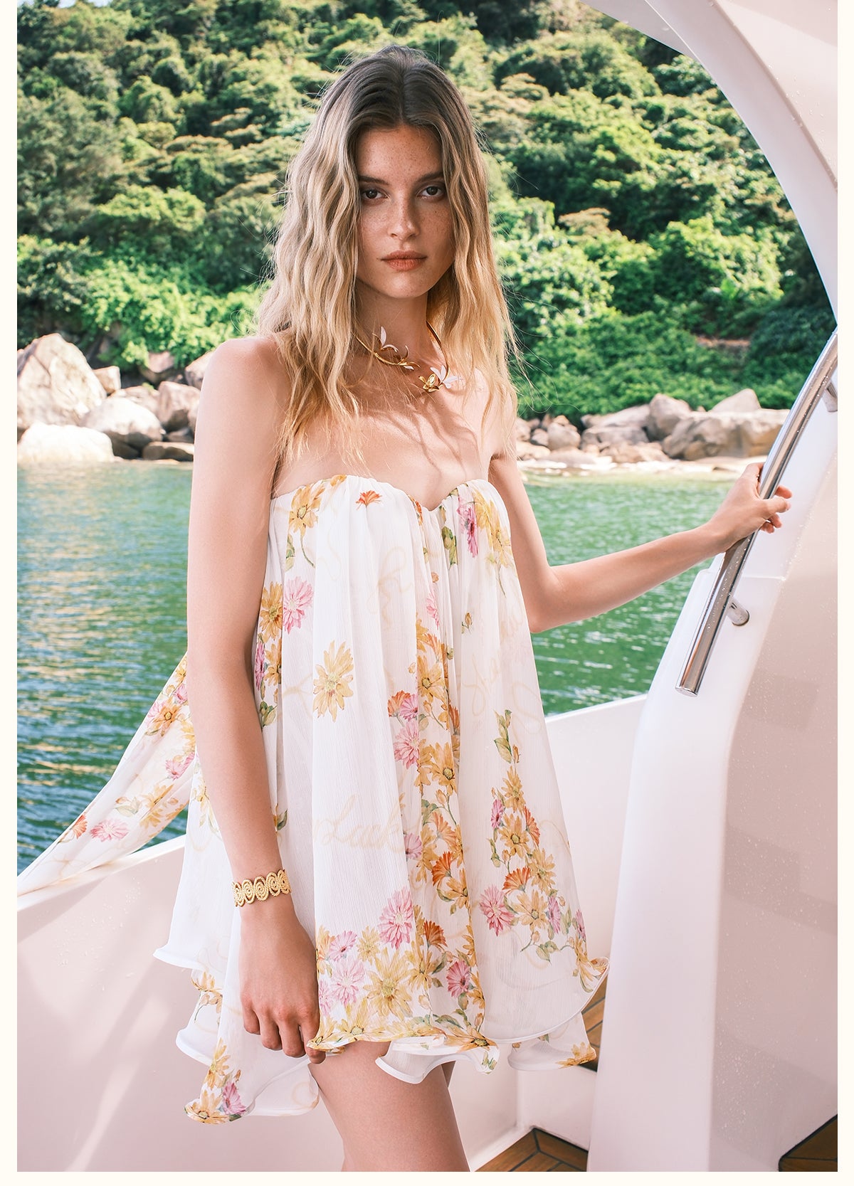 SHEERLUCK PINK MINI DRESS
