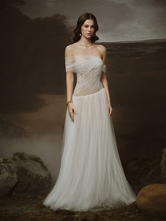 LINH PHUNG White Seraphine Maxi Dress