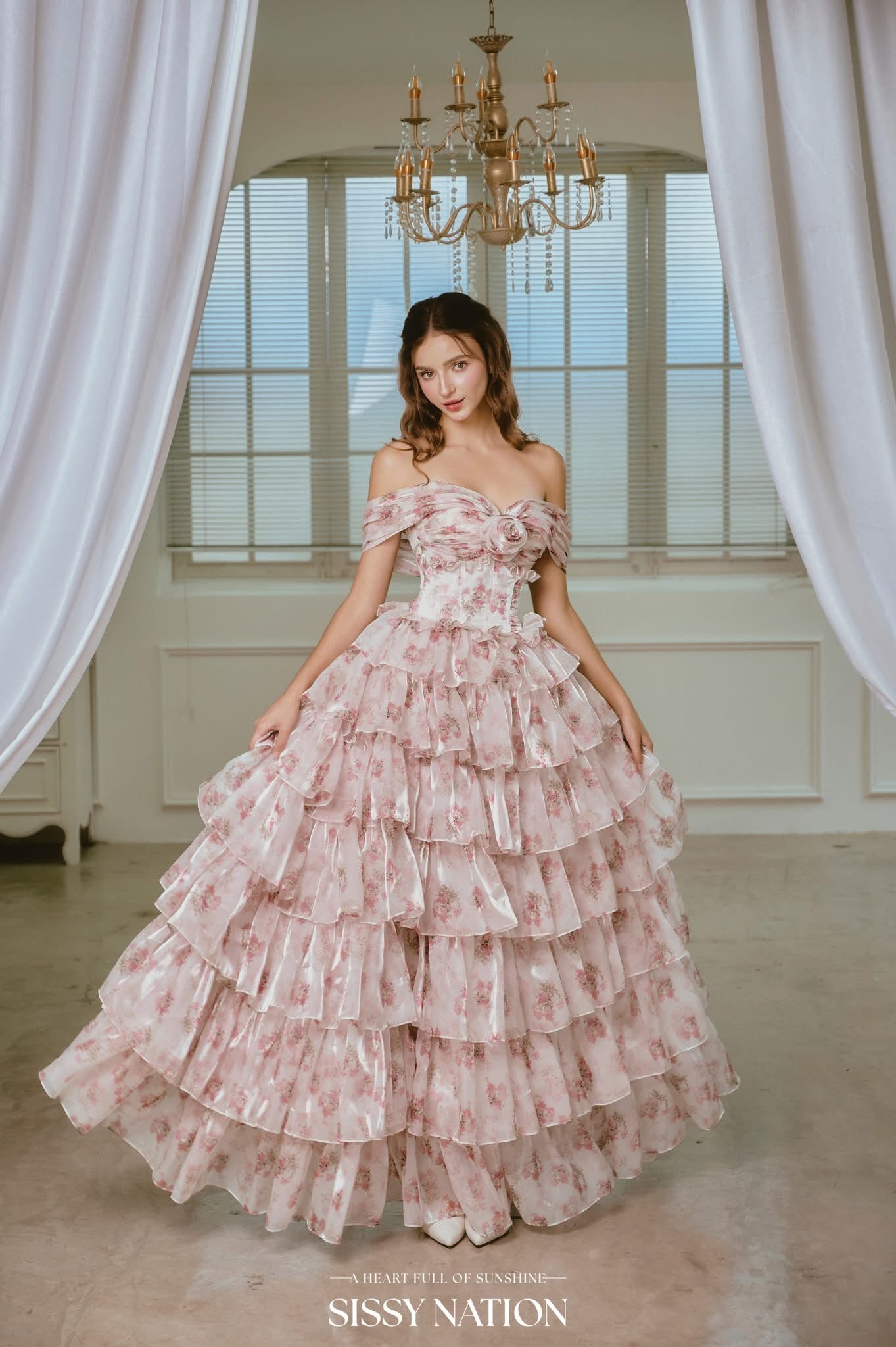 Sissy Nation Pink Think Of Me Floral Maxi Dress