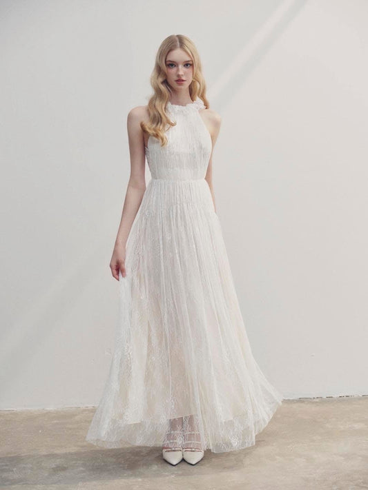 DELICIAE White Kiara Maxi Dress