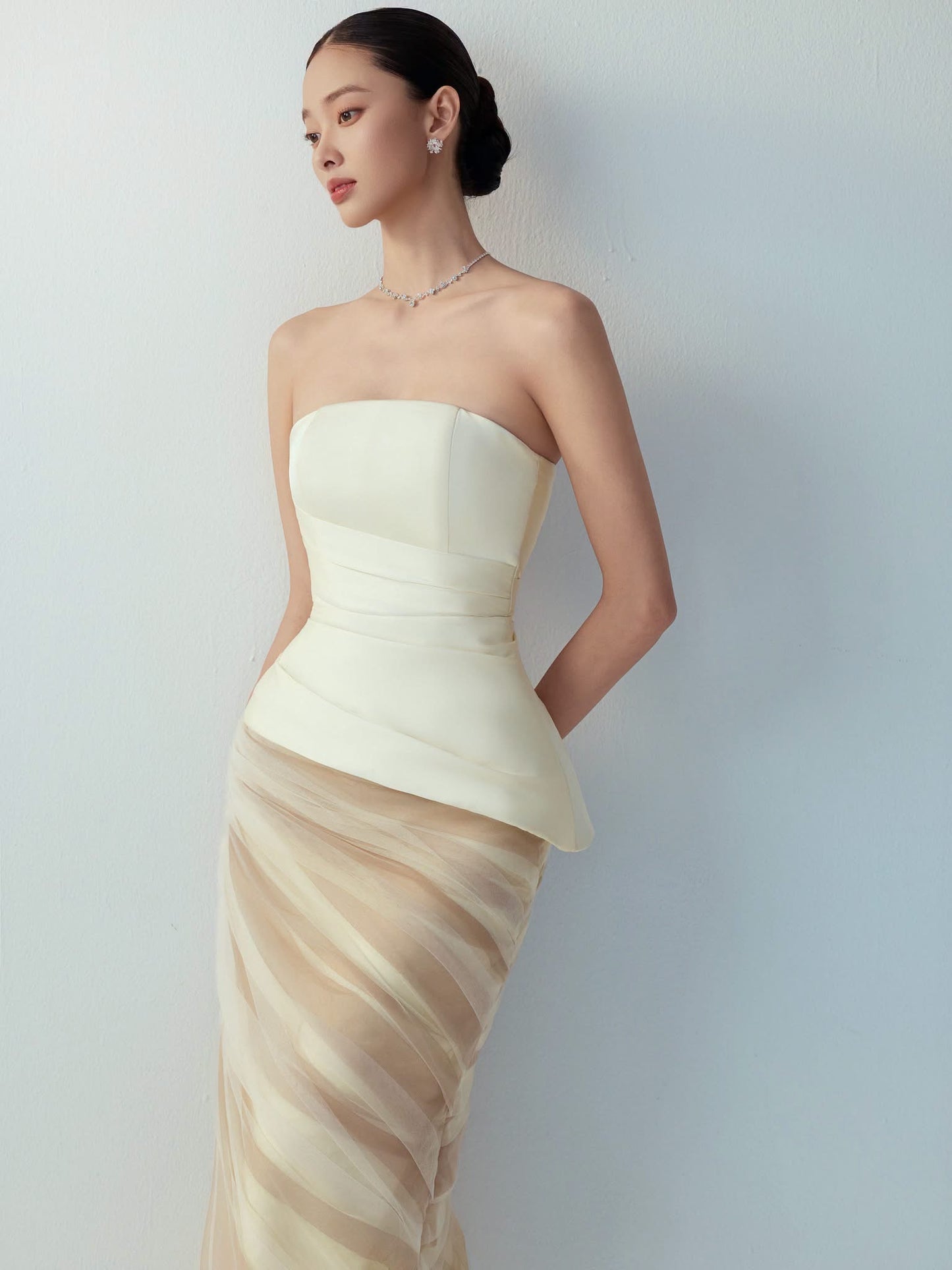 BYDI Elegant Vacation White Sela Maxi Dress