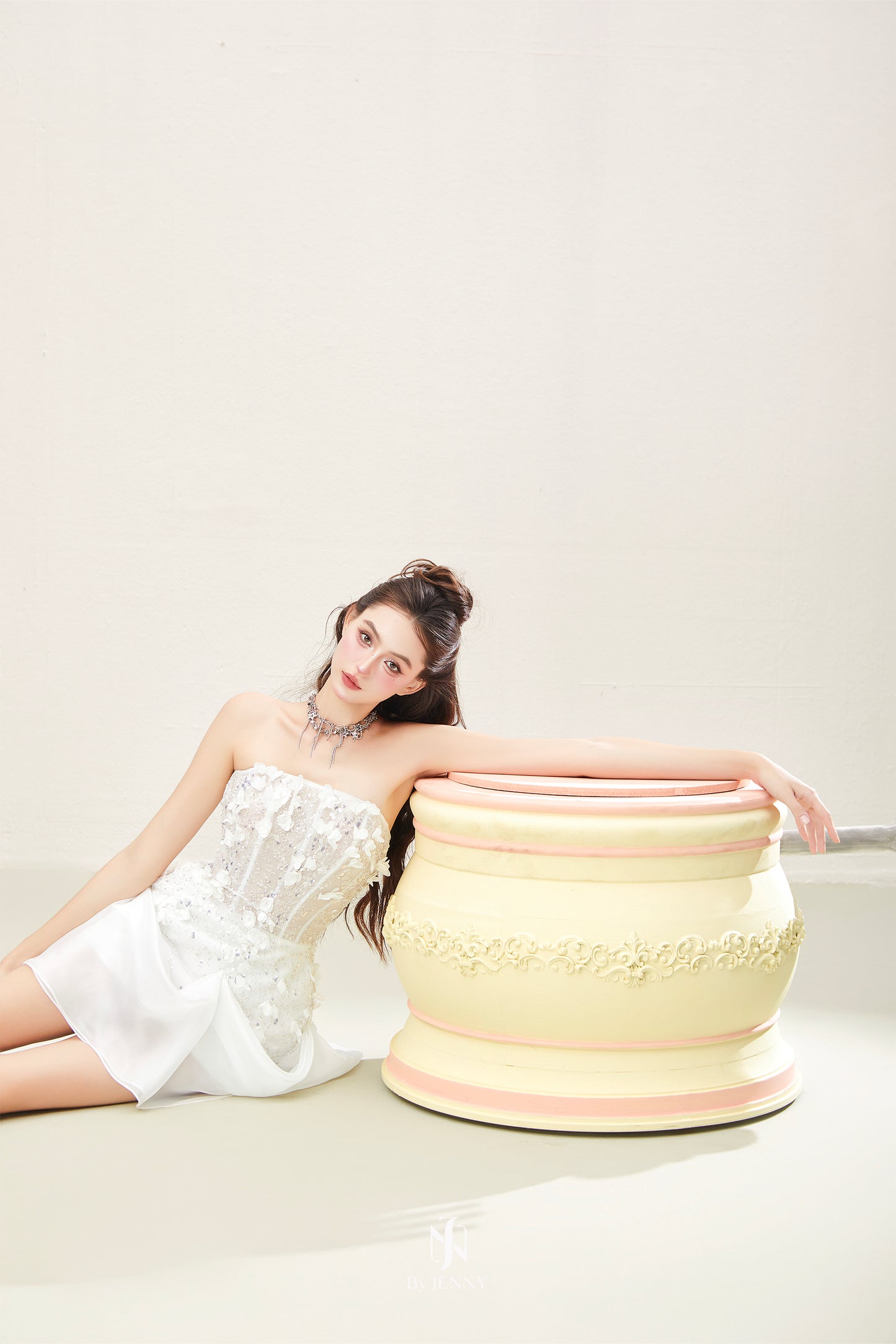 BY JENNY White Anya Mini Dress