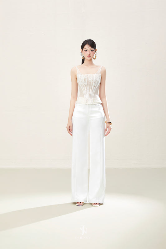 BY JENNY White Ayla Top & Pant