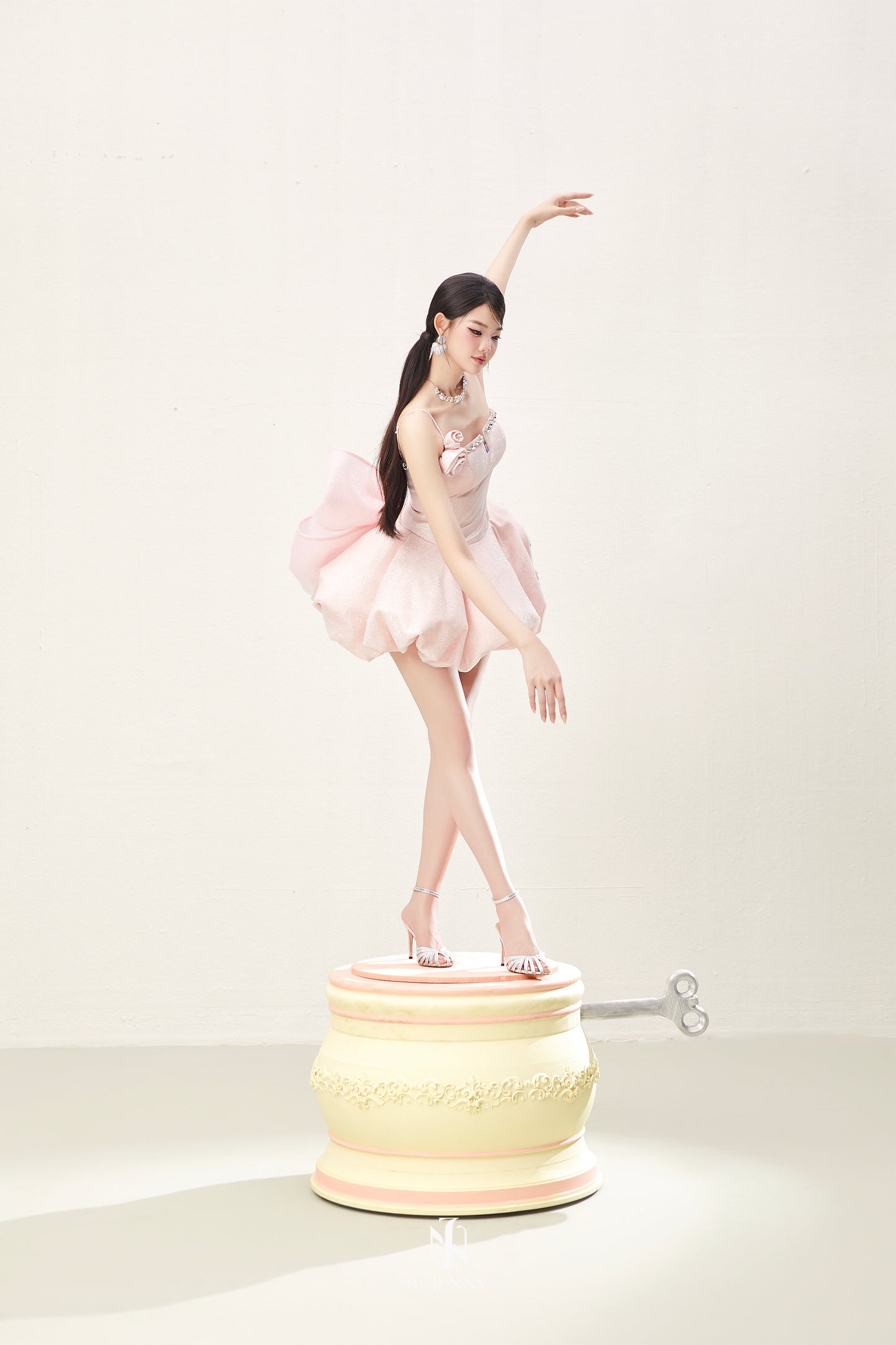 BY JENNY Pink Lolli Mini Dress