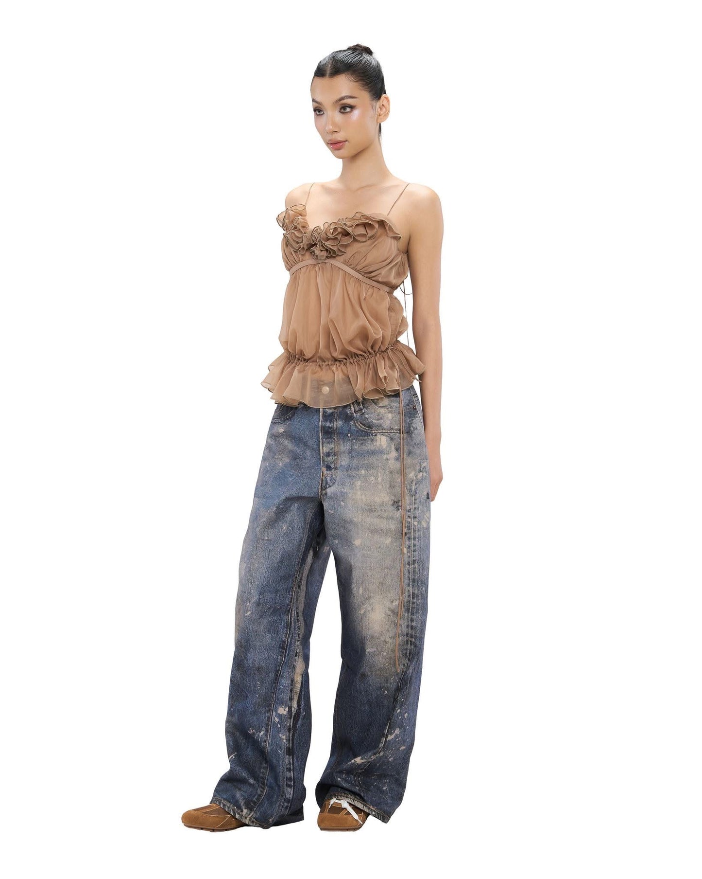 LSOUL Brown Hannie Top & Yeom Pant