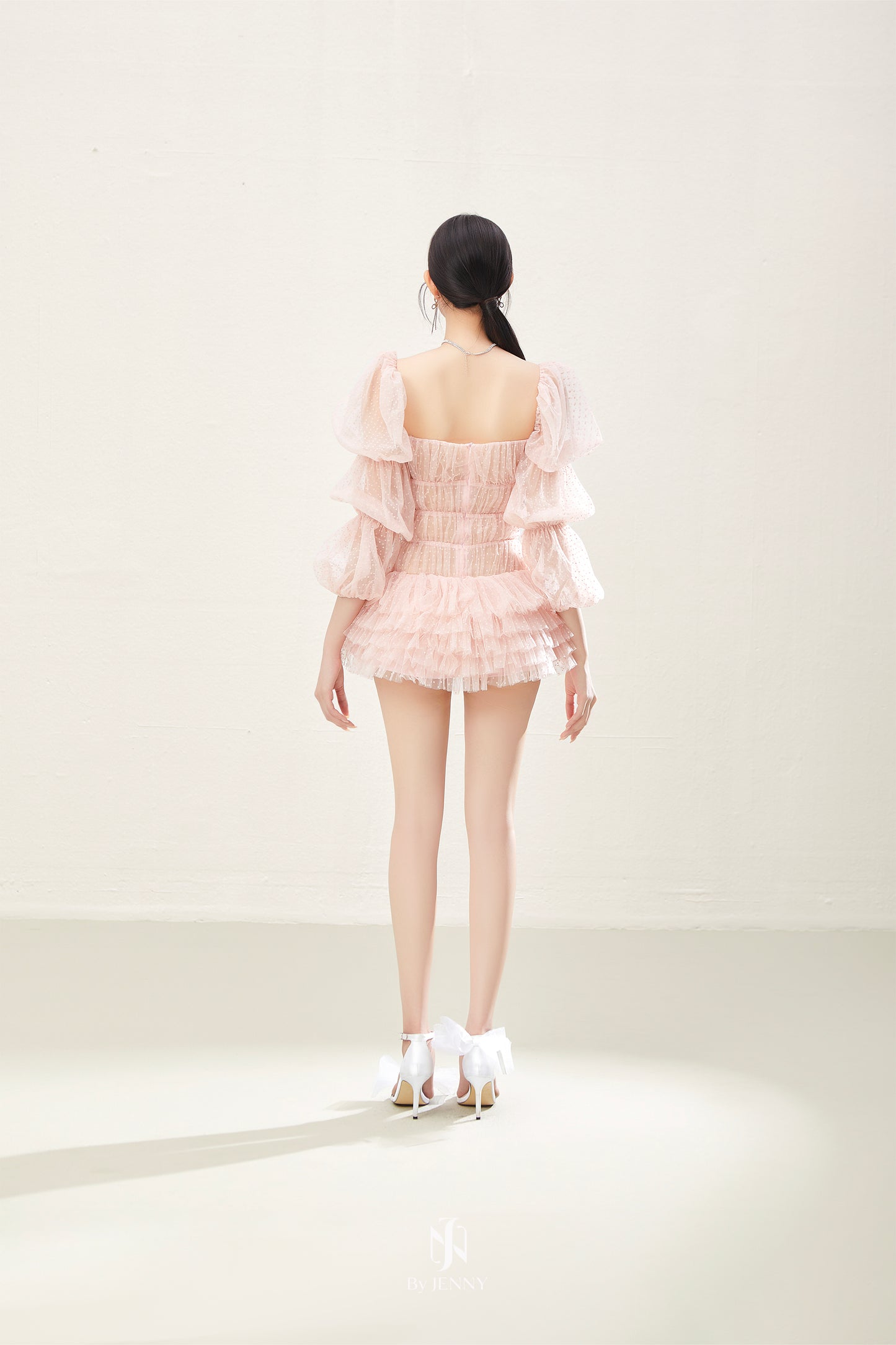 BY JENNY Pink Sofia Mini Dress