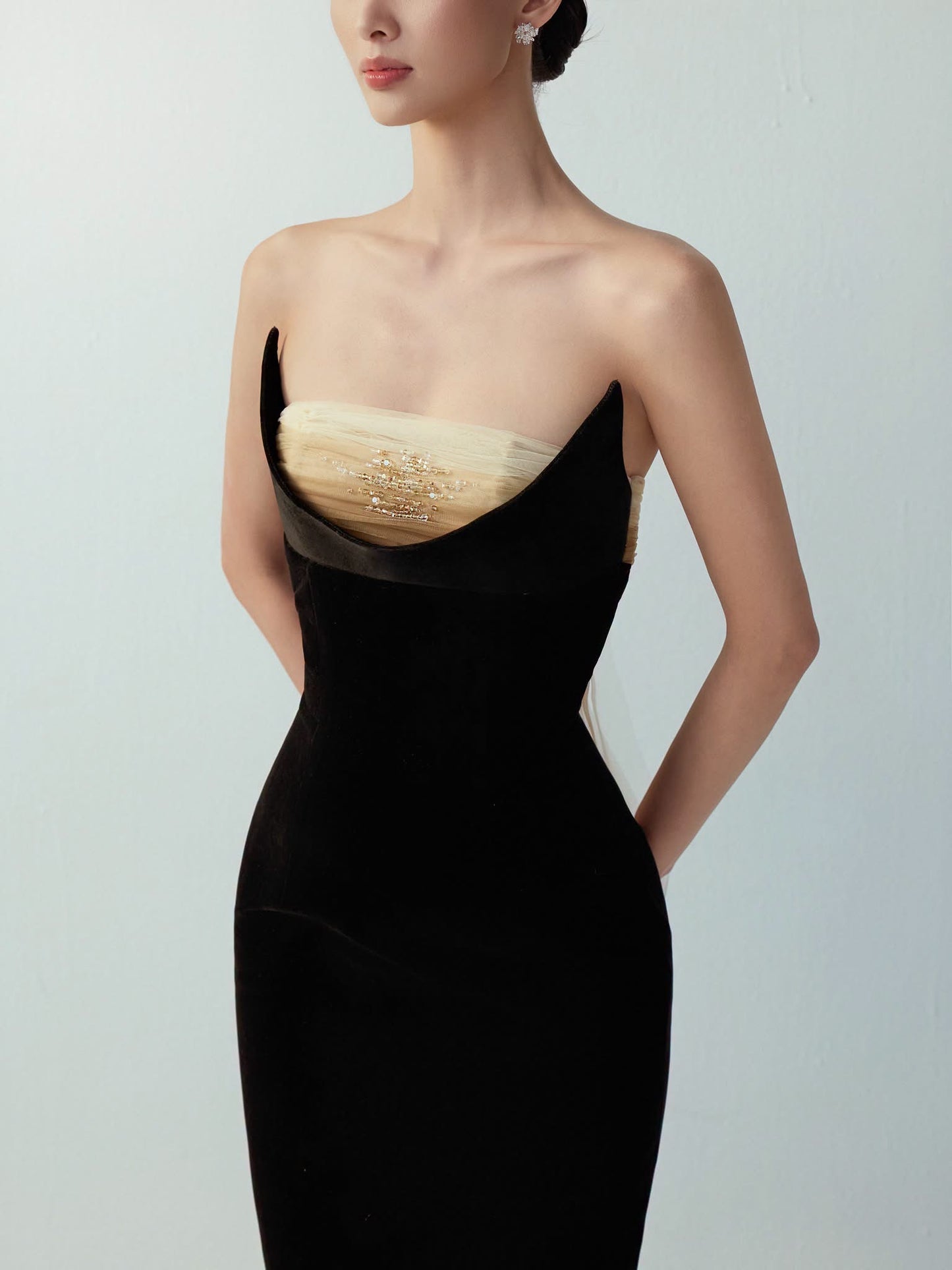 BYDI Elegant Vacation Black Claire Maxi Dress