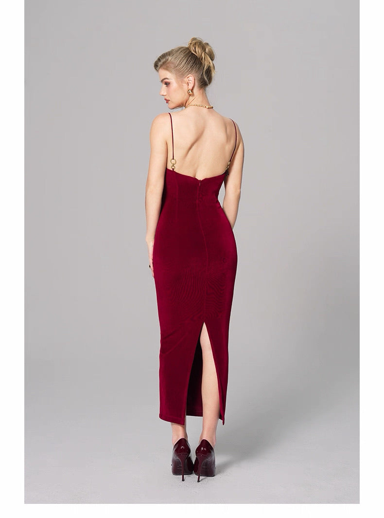 NANA JACQUELINE Black Elegant Maxi Dress