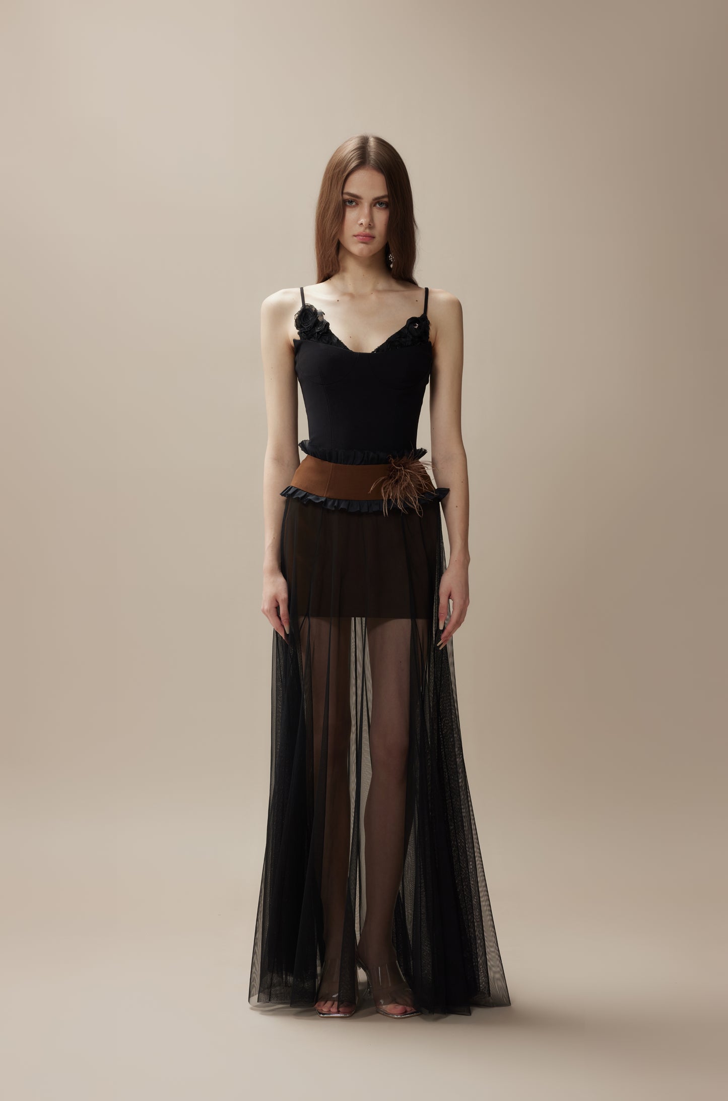 FA SOGNO White Top & Maxi Skirt