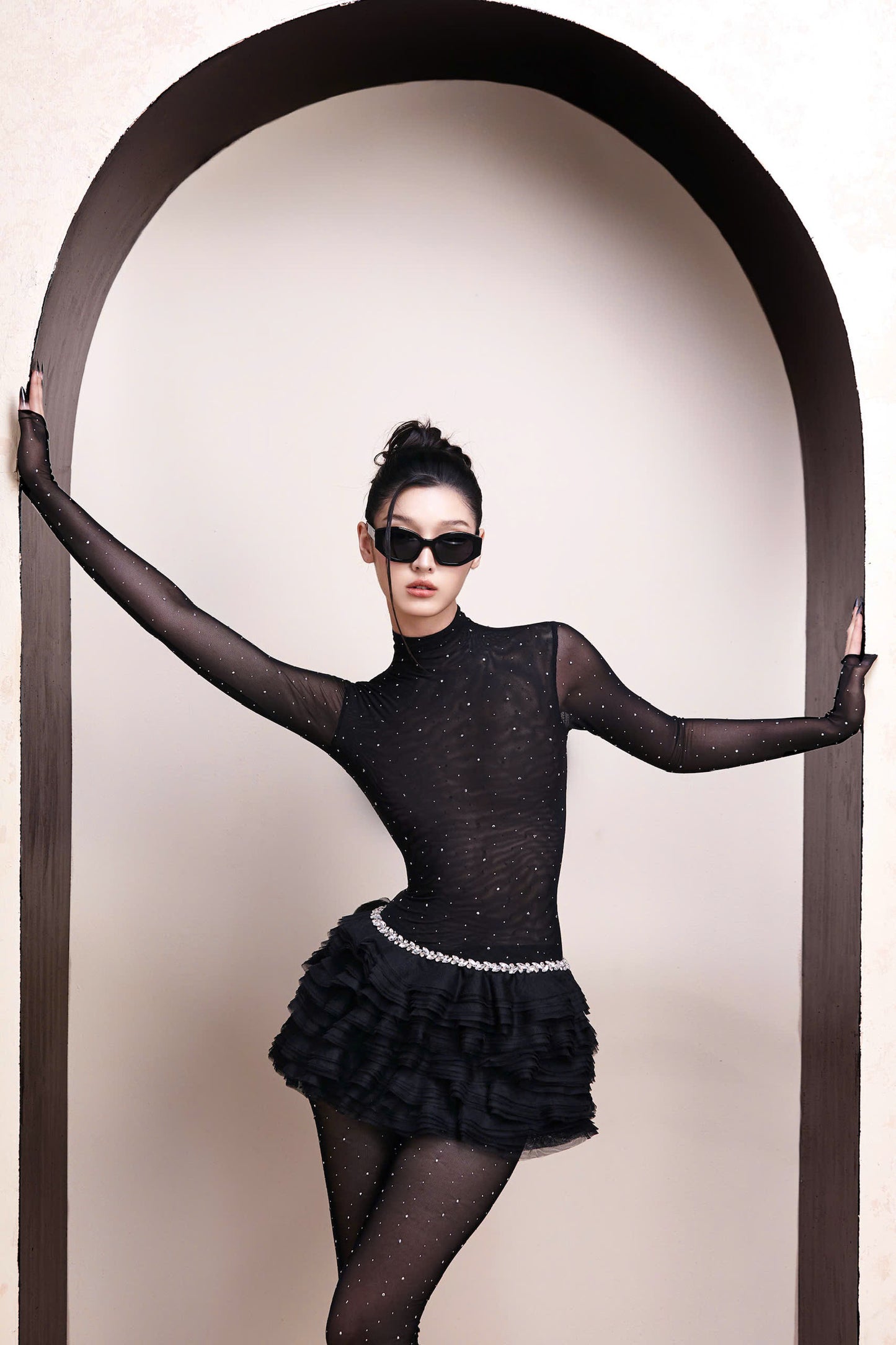 Mael Femme Black Sheila Mini Dress