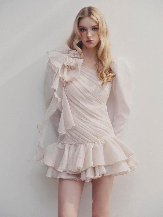 DELICIAE White Ember Mini Dress