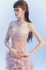 BY JENNY Aria Pink Top& Skirt Set