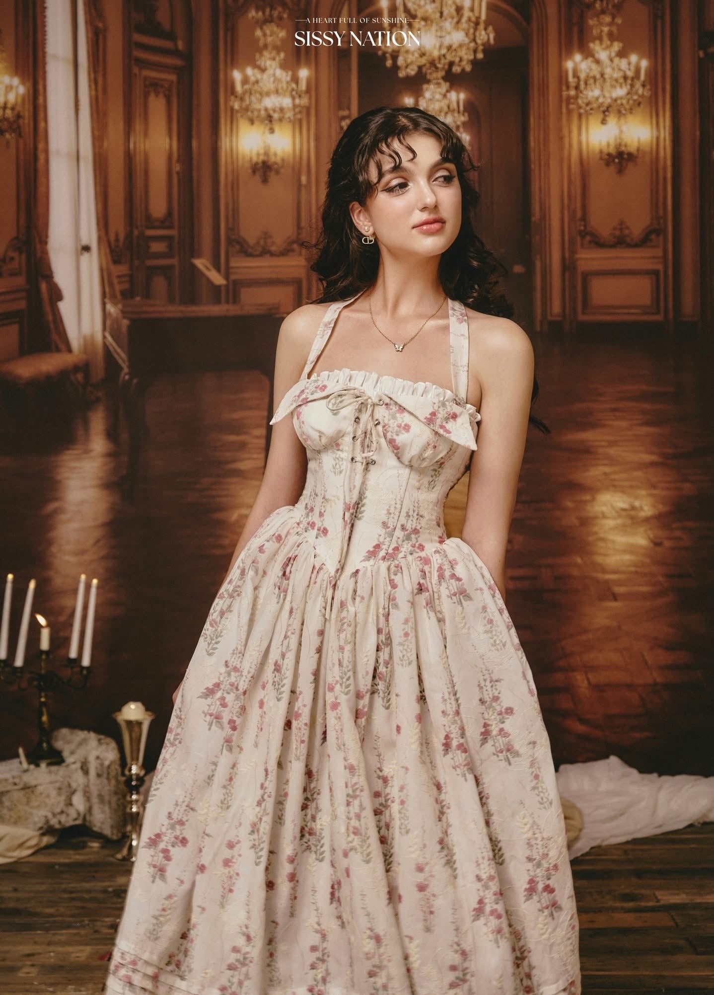 SISSY.NATION MUTLICOULOUR MIDI DRESS