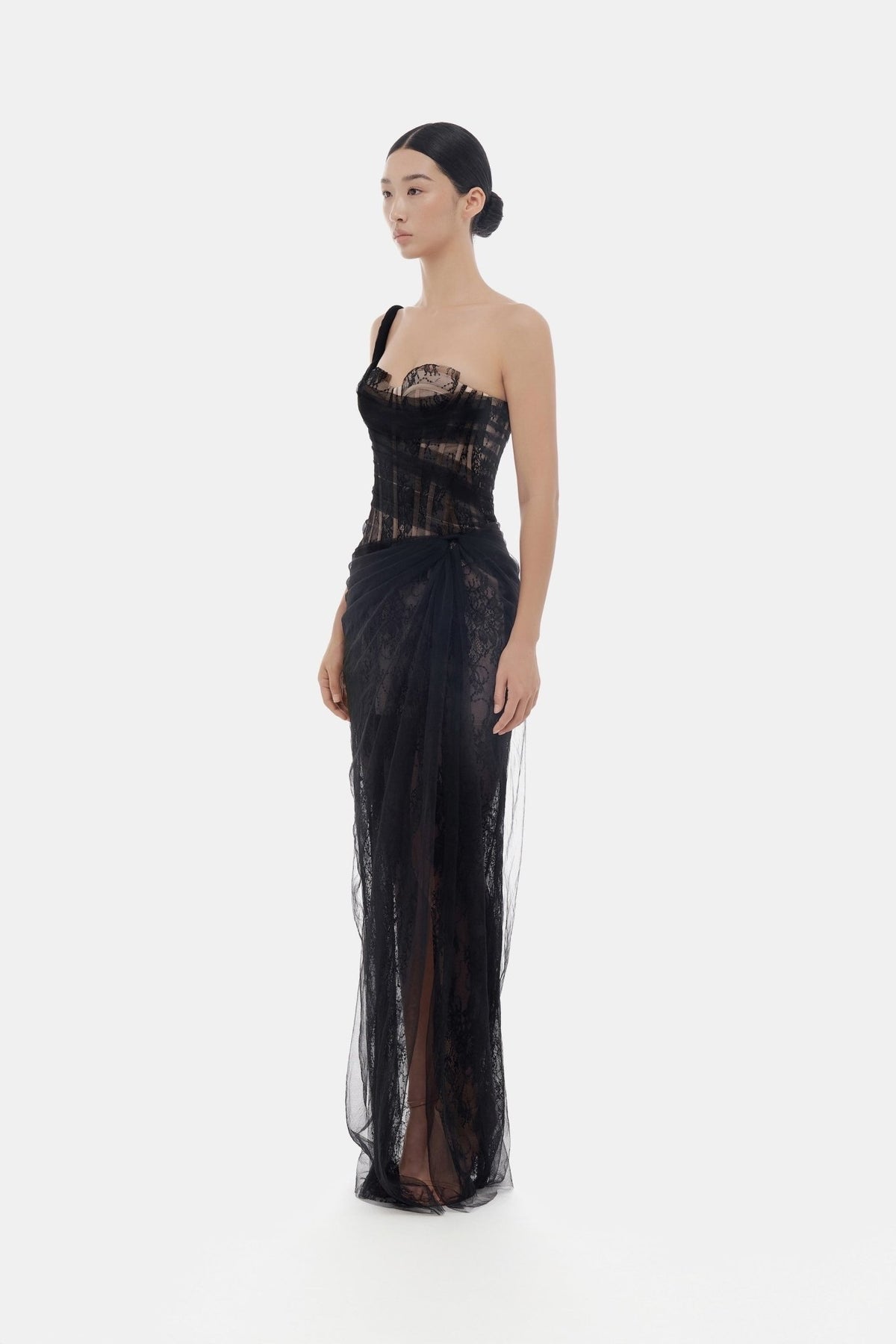 MONTSAND Nude Mara Maxi Dress