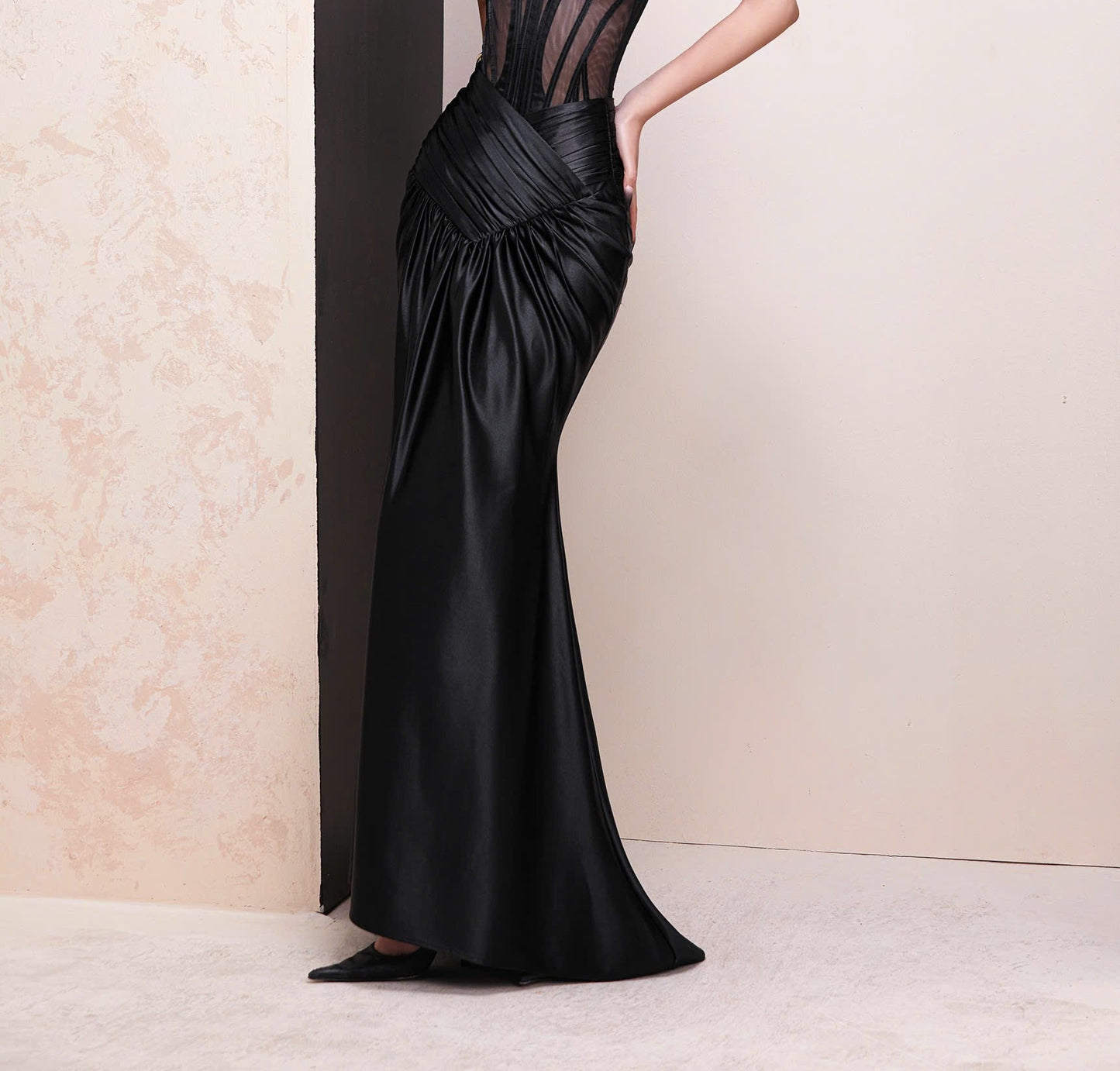 Male Femme Black& White Nina Top Bille Skirt