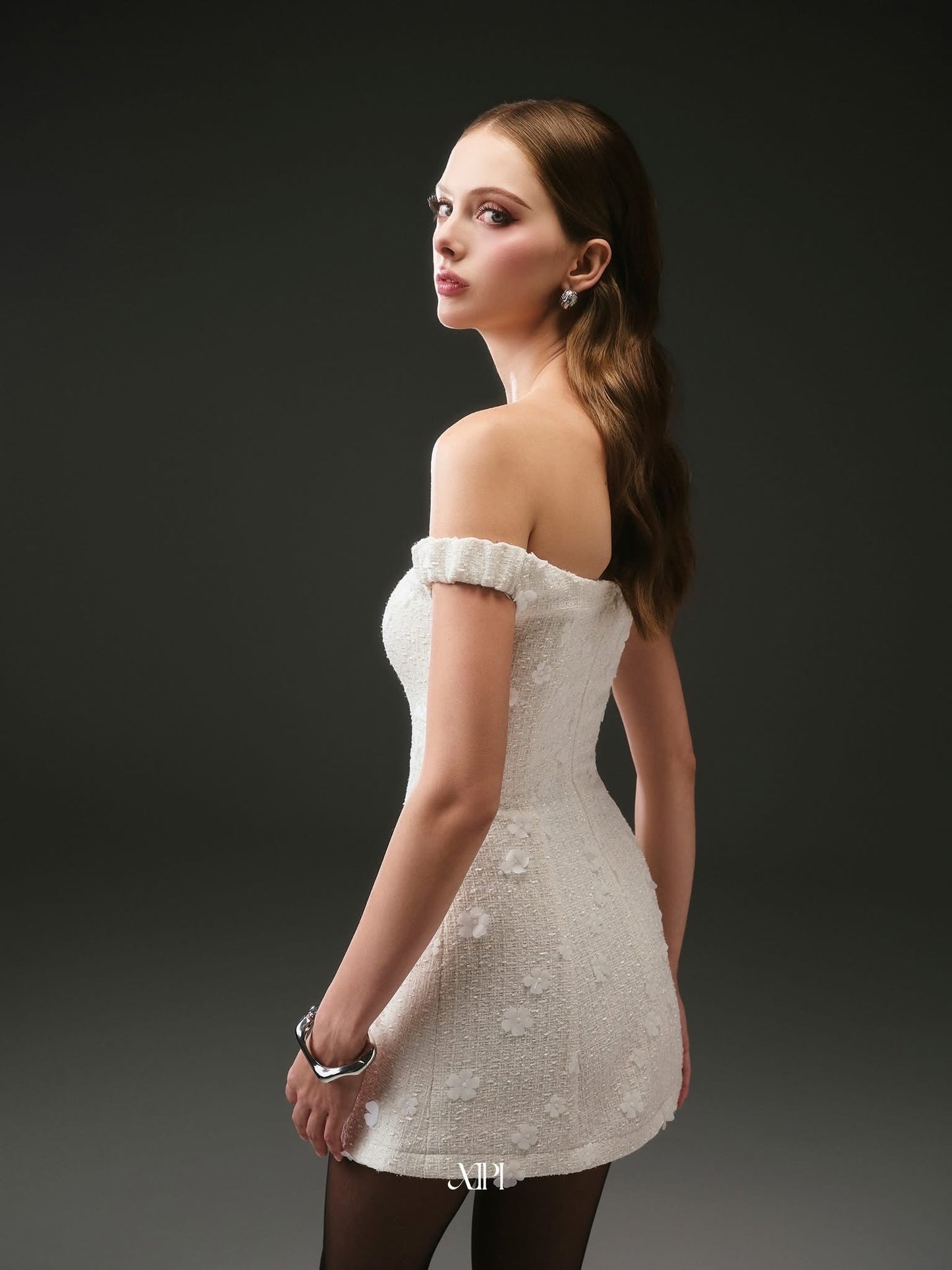 XIPI White Formal Bliss Mini Dress
