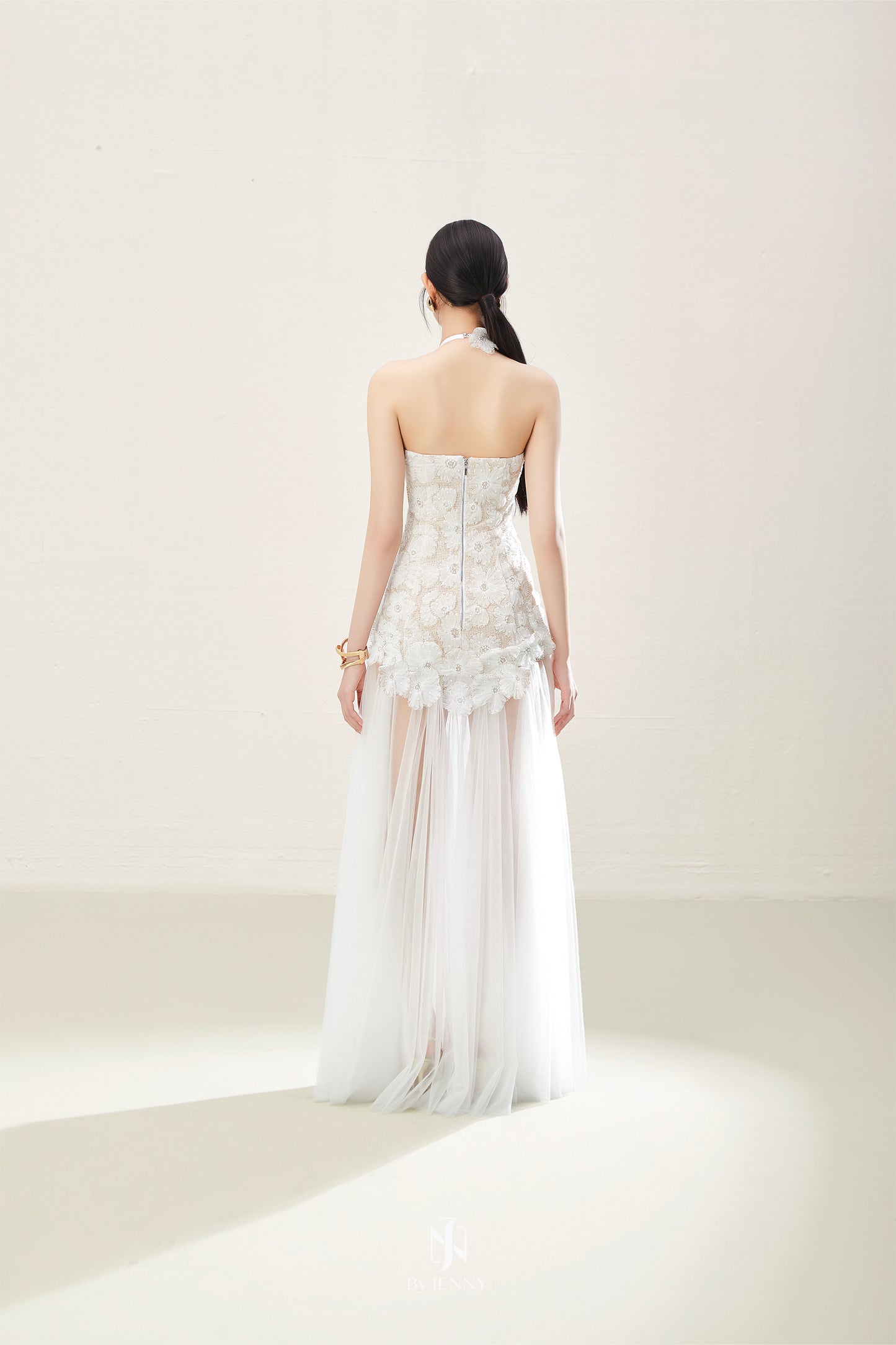 BY JENNY White Liora Maxi Dress