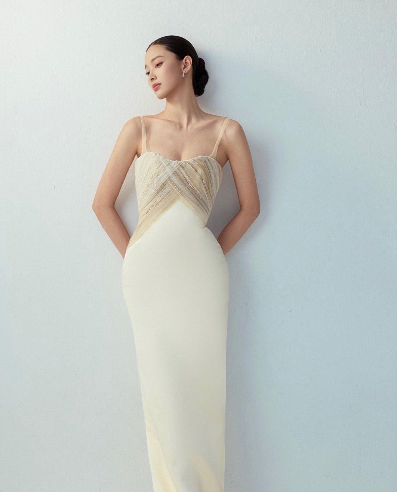 BYDI Elegant Vacation White Niel Maxi Dress