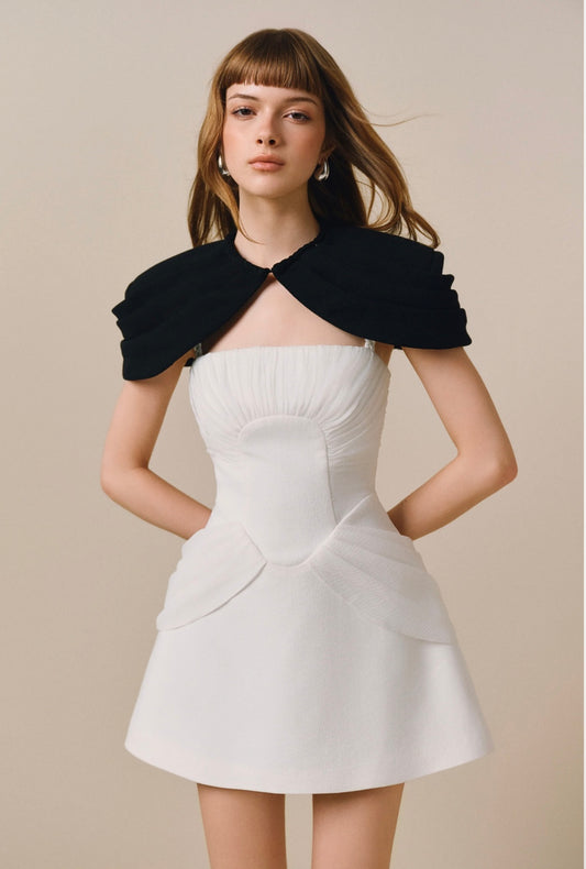 CICI WHITE SIMONE Mini Dress